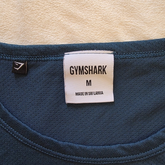 Gymshark Active Teal Mesh Crop Top - Picture 4 of 8